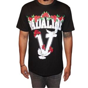 COPY - Vadaline black floral tshirt